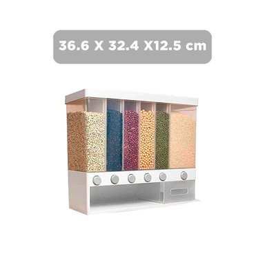 EXPENDEDOR RYBIU CO30387 BLANCO IDEAL MENESTRAS 10KG + LIGAS REGALO - 4