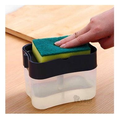 DOSIFICADOR RYBIU CO30386 NEGRO FUNCIONAL JABON EN + REGALO STICKERS