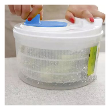 ESCURRIDOR RYBIU CO32441 AZUL BLANCO RECIPIENTE IDEAL ORIFICIOS + GIFT STICKERS