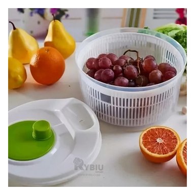 ESCURRIDOR RYBIU CO32440 VERDE BLANCO RECIPIENTE LIGERO + ENVOLTORIO REGALO