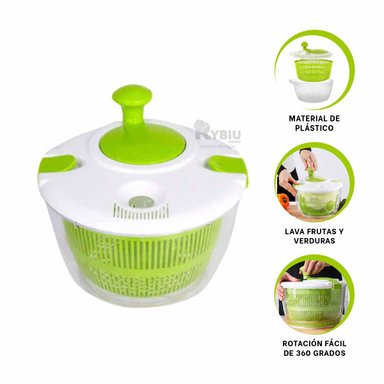 ESCURRIDOR RYBIU CO32443 VERDE CONTENEDOR ESCURRIR + BANDERITAS ADHESIVAS