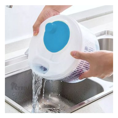 ESCURRIDOR RYBIU CO32441 AZUL BLANCO CONTENEDOR PRACTICO + LIGAS REGALO