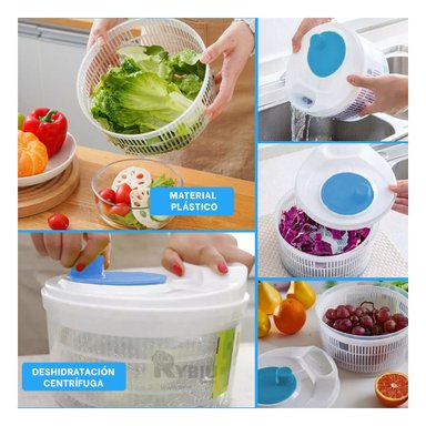 SET ESCURRIDOR RYBIU CO32441 AZUL SIMPLE BLANCO + PAPEL REGALO