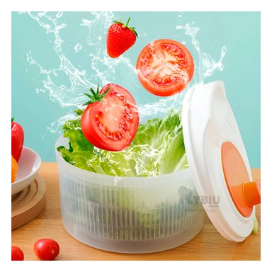 ESCURRIDOR RYBIU CO32442 NARANJA BLANCO RECIPIENTE LAVAR + REGALO AGENDITA