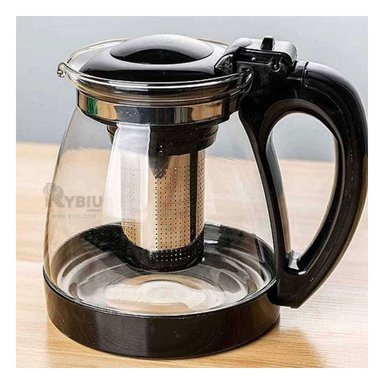 CALDERA RYBIU CO30490 NEGRO 2L VIDRIO ERGONOMICA + GIFT MINIAGENDA