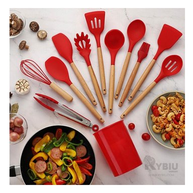 CUCHARONES RYBIU CO30457 ROJO DECORATIVAS HOGAR + POST-IT ADHESIVOS