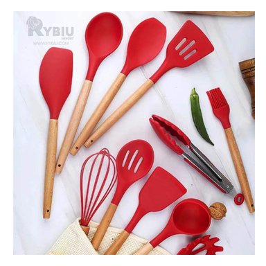 SET UTENSILIOS RYBIU CO30457 ROJO INNOVADORES PRACTICOS + GIFT STICKERS