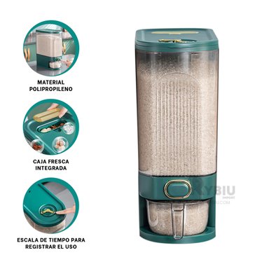 SURTIDOR ARROZ RYBIU CO29815 VERDE + GIFT MINIAGENDA