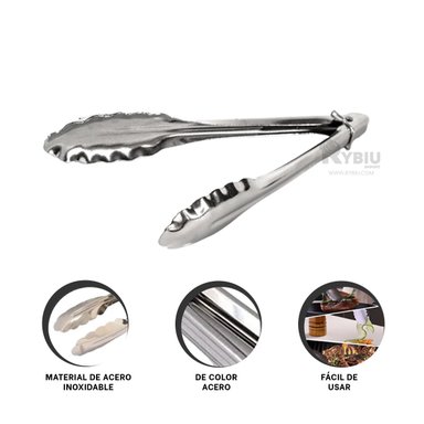 TENAZAS PREMIUN DE COLOR PLATEADO Y+GIFT STICKERS