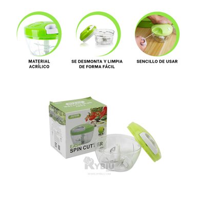 PICATODO RYBIU CO30446 VERDE USO FACIL + PAPEL REGALO