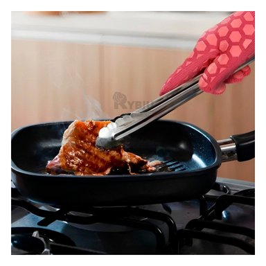 TENAZAS RYBIU CO30447 PLATEADO COCINA + REGALO STICKERS