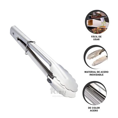 TENAZAS RYBIU CO30447 PLATEADO RESISTENTE + REGALO AGENDITA