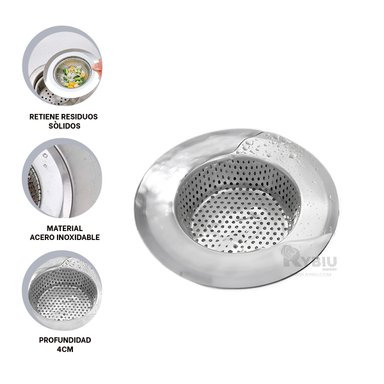 SEPARADOR RYBIU CO30450 PLATEADO ENREJADO PURIFICADOR PLOMO + BANDERITAS ADHESIVAS