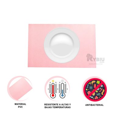 SET PARA REFRIGERADOR RYBIU CO29778 45 X 29 CM ROSADO + REGALO AGENDITA