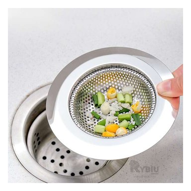 SEPARADOR RYBIU CO30450 PLATEADO REJILLA DESTILADOR LAVABO PLOMO + PAPEL REGALO