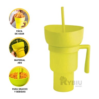 ENVASE RESISTENTE RYBIU CO29759 AMARILLO +REGALO STICKERS