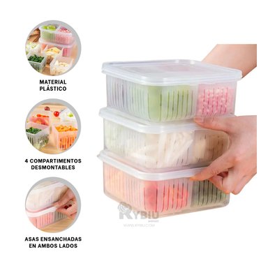 ESCURRIDOR RYBIU CO32439 BLANCO TRANSPARENTE CONTENEDOR SACAR AGUA + BANDERITAS ADHESIVAS