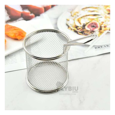 CESTO RYBIU 1104 PLATEADO CANASTILLA MODELO HOTDOG + REGALO STICKERS