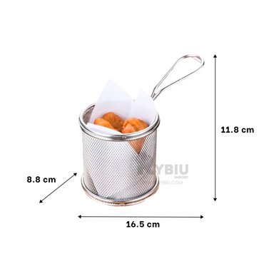 RECIPIENTE RYBIU 1104 PLATEADO MODERNO + BANDERITAS ADHESIVAS - 5