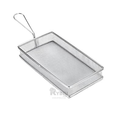 CESTO RYBIU 1106 PLATEADO CANASTO UTIL 25.5X13X4.5 CM + REGALO STICKERS