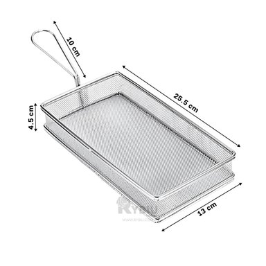 CESTO RYBIU 1106 PLATEADO CANASTILLA MULTIUSOS + BANDERITAS ADHESIVAS