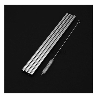 CAÑITAS RYBIU CO32322 PLATEADO METAL 4 1 LIMPIA CAÑITA