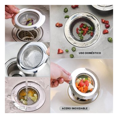 SEPARADOR RYBIU CO32270 PLATEADO FILTRADOR EFICIENTE 9 CM + REGALO STICKERS