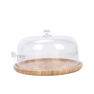 BASE RYBIU CO32298 TRANSPARENTE CON TAPA DULCES 28CM + REGALO STICKERS