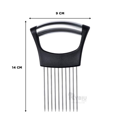 PICADOR RYBIU CO30046 NEGRO ACERO INOXIDABLE COCINA + LIGAS REGALO