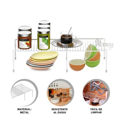 SEPARADOR RYBIU CO30454 BLANCO DIVISOR SOFISTICADO + BANDERITAS ADHESIVAS