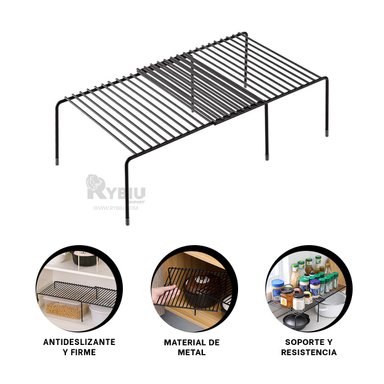 SEPARADOR RYBIU CO30455 NEGRO DIVISOR PRACTICO RESISTENTE + LIGAS REGALO