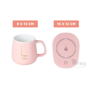 CALENTADOR TERMICO RYBIU CO30461 EN COLOR ROSADO+ PAPEL DE REGALO - 5