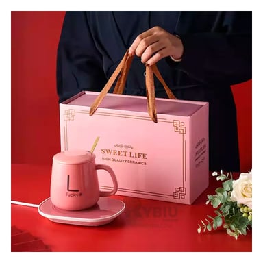 PACK RYBIU CO30461 CALDERO CON POCILLO TONALIDAD ROSADO+ REGALO AGENDITA - 3