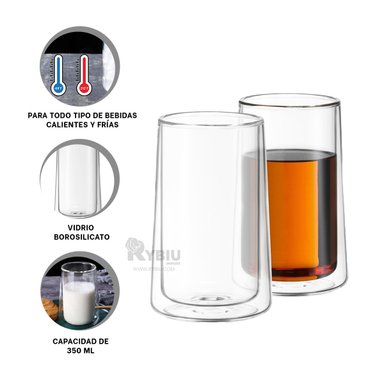 RECIPIENTE PARA INFUSIONES 350ML RYBIU 237 +LIGAS DE REGALO