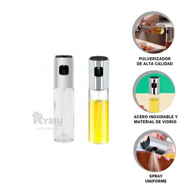 ACCESORIO COCINA RYBIU CO30356 GRIS TRANSPARENTE SPRAY VINAGRE 100 ML + REGALO AGENDITA