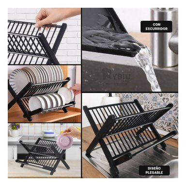 ORGANIZADOR RYBIU CO32529 NEGRO RECIPIENTES + VOLTORIO REGALO