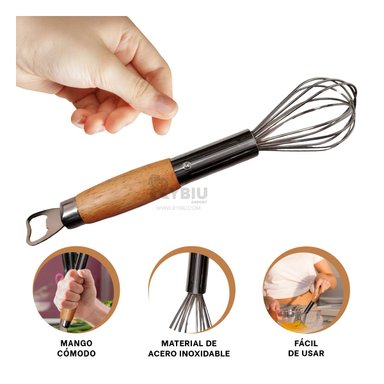 REMOVEDOR PARA PASTELERIA EN PLATEADO Y+BANDERITAS ADHESIVAS