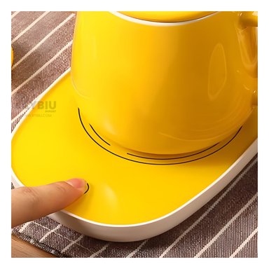 KIT RYBIU CO32261 PARA BEBIDAS CALIENTES COLOR AMARILLO+ GIFT MINIAGENDA - 1