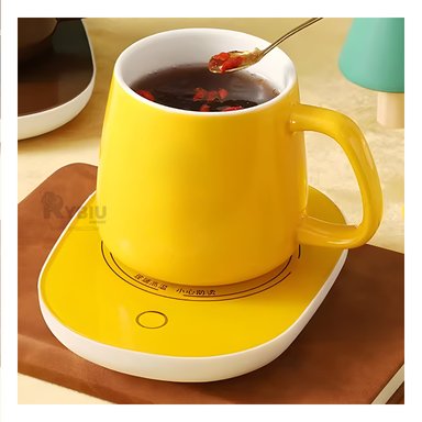 KIT RYBIU CO32261 PARA BEBIDAS CALIENTES COLOR AMARILLO+ GIFT MINIAGENDA - 3