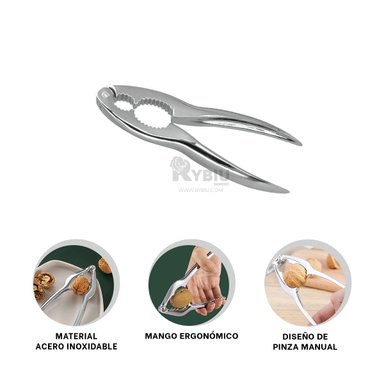 TENAZA RYBIU CO29866 GRIS MECANISMO EFICIENTE ACERO + REGALO AGENDITA