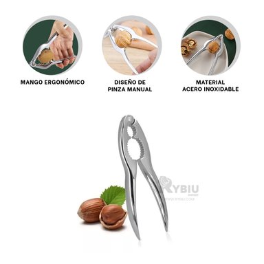 TENAZA RYBIU CO29866 GRIS ACABADO ELEGANTE ACERO + REGALO STICKERS