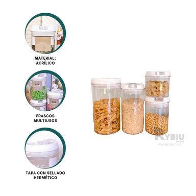 KIT RYBIU CO30460 BLANCO PRACTICO VASES RESERVA BLANCA + REGALO AGENDITA