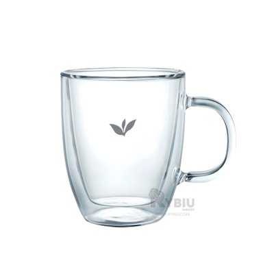 TAZON RYBIU PARA LATTE 250ML Y TRANSPARENTE + ENVOLTORIO DE REGALO 253-3