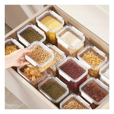 PACK 5 ENVASES RYBIU CO30187 TRANSPARENTE COCINA + PAPEL REGALO