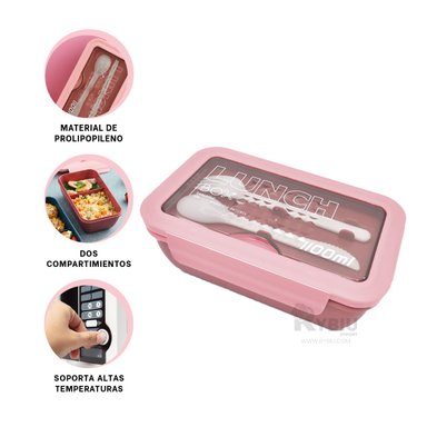 ENVASE IDONEO RYBIU CO29590 ROSADO +REGALO LIGAS PARA PEINAR - 3