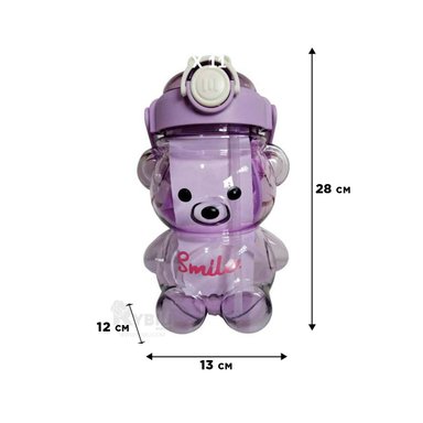 RECIPIENTE RYBIU CO30500 OSO PLÁSTICO MORADO + LIGAS REGALO