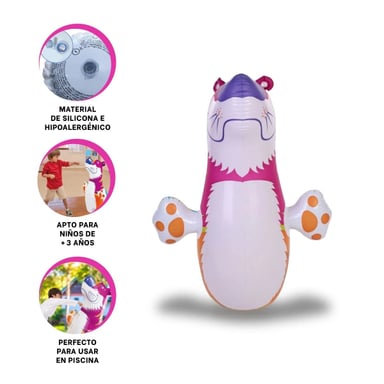 MUÑECO BONITO CON DISEÑO DE TIGRE Y+REGALO LIGAS PARA PEINAR - 2