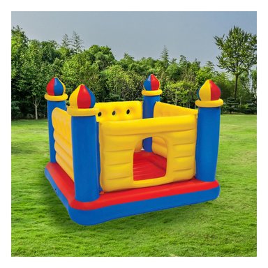 SALTARIN ENCANTADOR PARA PATIO EN AMARILLO Y+REGALO STICKERS