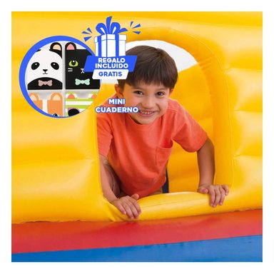 SALTARIN EMOCIONANTE DE FIESTA EN AMARILLO Y+REGALO AGENDITA