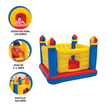 CASTILLO LLAMATIVO PARA NIÑOS AMARILLO Y+PAPEL DE REGALO - 2